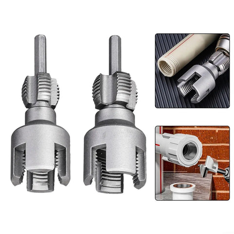 Upgrade Your Plumbing Game With This 2025 Integrated Electric Pipe Threader For Pvc And Cpvc. Two steel pipe threading tools for precise cuts.