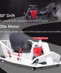 Adult Drift Go Kart With 360 Degree Spin 12 MPH Top Speed Up To 40 Minutes Run Time Indoor Outdoor Drifting Cart Heavy Duty 36V