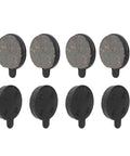 Copper Semi Metal Brake Pad Set For Electric Scooters And E Bikes 10 Inch Disc Pads 4 Pairs High Performance Replacement