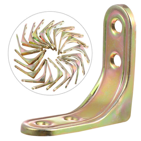 Heavy Duty Beefy Right Angle Corner Braces Set Of 20 With Counterbore Mounting Holes Rust Resistant Iron Construction