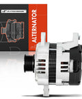 Alternator For Chevy Aveo And Aveo5 Pontiac Wave Suzuki Swift Plus 2004-2008 1.6L L4 85Amp 12V With 6-Groove Pulley And 2-Pin Regulator