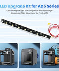 AD5M 24V LED Strip Kit For 3D Printers With 7 Bright Cold White Beads Replacement Light Board For Adventurer 5M Pro And AD5X