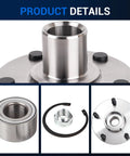 Front Wheel Hub Assembly 5 Lug Set For Toyota Camry Solara And Lexus RX300 AWD Non ABS Pair Drop In Ready product details