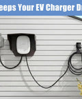 Built Tough Aluminum EV Charger Cover And All Weather Sun Shield for wall mounted EV station, protecting against weather.