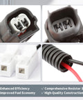 VCM Muzzler Harness Disable Kit Replacement For Honda 3.5L V6 Engine And Acura, close-up of connectors and resistor wires