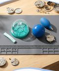 All In One Six Piece Watch Cleaning Kit With Putty And Dust Cover Air Blaster Cushion Case Opener Ball Repair Mat And Pivot Tool