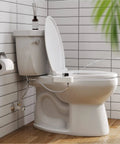 Dual Stream Fresh Water Bidet Toilet Seat Attachment Non Electric For Elongated Seats Easy Install Clean Your Front And Back