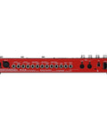 Back panel of Next Gen Floor-Based Loop Station for musicians with 6 real-time loops and multiple input-output connections.