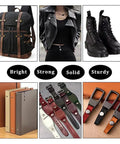 Quality Badass Gun Black Chicago Screw Kit Features Fifty Sets Of M5X4 Leather Rivet Fasteners For Slick DIY Craft Projects And Heavy Duty Repair Jobs.
