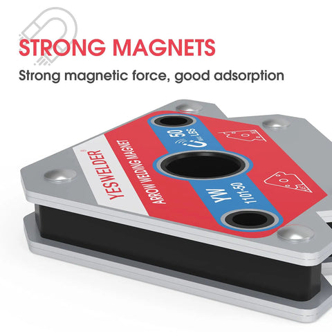 Grab These Awesome 50 Lb Welding Magnets That Rock! This Pack Of Two Includes Four Heavy Duty Strong Holding Force Multi Angle Magnetic Holders.