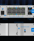 Front and back view of Workhorse 8 Port PoE Plus Unmanaged Gigabit Ethernet Switch With 240W Budget And 2 SFP Ports.