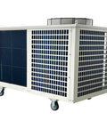 Built Tough Heavy Duty Industrial Portable Air Conditioner 51100 Btu Commercial Spot Cooler on wheels, sturdy design for workshops and garages.