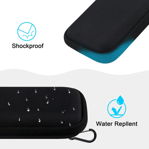 Rugged Hard Case For SanDisk Extreme Pro And Portable SSDs, EVA Shockproof Water Repellent Travel Storage Bag exterior