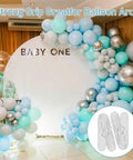 Balloon arch with Heavy Duty Balloon Arch Clip Set 30 Pack Plastic Transparent Spring Clamps 2.4 Inch for parties
