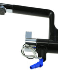 12V Electric Water Faucet With Switch For RV Kitchen Sink And Pump Hookup Plug And Play Rotatable Spout in black color