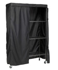 Weather-X Garage Shelf Cover for 48x18x72 Inch Shelving Units with Weather Resistant Backing and Full Zipper Access
