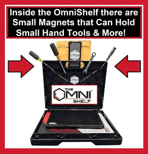 Badass Magnetic Laptop Stand And Portable Workstation With Fifty Pound Capacity Hands Free Toolbox Rig Attaches To Trucks Walls Hvac For Mechanics And Crews Who Need Dead Reliable Shop Tools