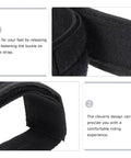 Close-up of 1 Pair Kids Bike Toe Clips And Pedal Straps Set Adjustable Footrests Anti Slip Straps for safer rides, with buckle details.