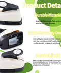 Dope 5 Circle Hole Punch Set For Paper Crafts And Scrapbooking, ABS alloy material, non-slip design, convenient handle