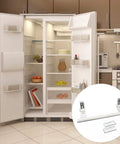 White Plastic Fridge Door Handle Replacement With Push Pull Design For Long Lasting Durability And Smooth Grip Fits Most Refrigerators Easy Install To Save Time And Maintenance Costs, white 31 cm