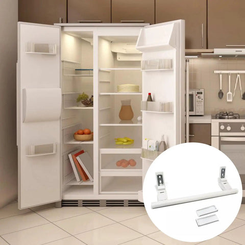 White Plastic Fridge Door Handle Replacement With Push Pull Design For Long Lasting Durability And Smooth Grip Fits Most Refrigerators Easy Install To Save Time And Maintenance Costs, white 31 cm