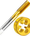 M14 X 1.5 Metric Tap And Die Set Right Hand With M2 HSS Tap And Round Die, Pro Grade Machining, 95mm Tap, 38mm Die