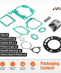 54mm Size B Piston Top End Rubuild Kit For Honda CR125R 1992-1999 Rebuild Set Including 13110-KZ4-505 And Related OEM Numbers
