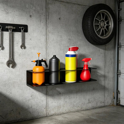 Heavy Duty Garage Tool Organizer Wall Mount With Carbon Steel Construction Adjustable Hooks And Wall Mounted Tool Holder with tools