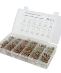 Heavy Duty Fuel Line Clip Set with 420 manganese steel spring wire clips for 5mm to 14mm hoses in storage box