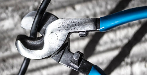 Heavy Duty Cable Cutter 9.5 Inch High Carbon Steel USA Made Cuts Thick Aluminum And Copper For Electricians And DIY Projects