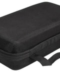 Heavy Duty Hard Shell Travel Case Designed For Tesla J1772 EV To J1772 Charging Adapter, black EVA exterior and portable handle.