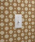 Premium Heavy Duty Neutral Moroccan Vinyl Wallpaper With Authentic Leather Texture Built Tough For Commercial Settings And Dead Easy To Hang Anywhere with a light switch.