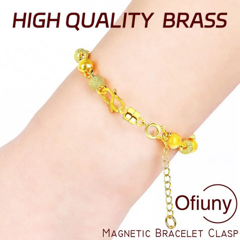 Magnetic Necklace Clasps Set For Easy No Fuss Closures And Arthritis Friendly Wear, 12 Pack With L 0.71 Inch By 0.27 Inch Size