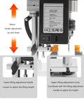 Image showing adjustment features of Mini Drill Press For Jewelry Making And PCB Projects Dope Precision Benchtop Drilling Machine