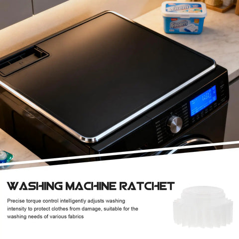 Washer Clutch Ratchet Replacement Part With Durable Plastic For Smooth Operation And Everyday Laundry Fix In Home Washers Boss Level Wear Resistant Gear For Easy Maintenance And Reliable Laundry Repair, white gear