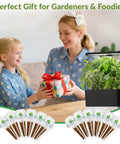 Indoor Hydroponics Seed Pods Kit With 12 Refill Pods And Six Salsa Seed Packets Featuring Basil Cherry Tomato Bell Pepper gift scene