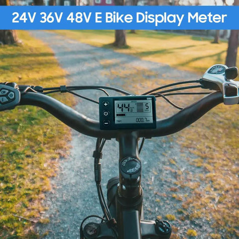 S866 Display Panel For Electric Bikes And Scooters, Compatible With 24V 36V 48V Systems, Real Time Speed Readout, Trip Computer, Power Monitoring, And Easy System Control For Quick Bike Upgrades