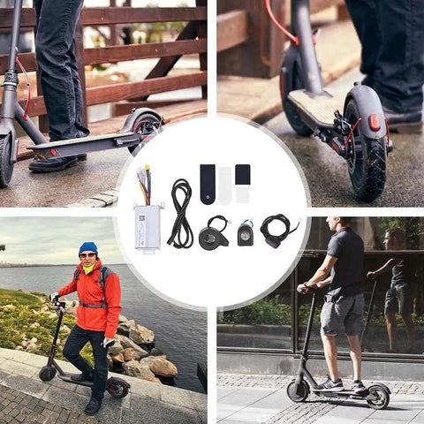 Xiaomi M365 Controller Kit Replacement 1 To 1 Compatible Electric Scooter Controller Board 350W 36V With Brakes Black Fits PRO And Standard Models Up To 2024