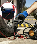 Heavy Duty Alligator Clamp Extension Cable To Female Cigarette Lighter Socket Adapter used for inflating a tire with battery connection.