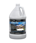 Top Shelf 1 Gallon Water Based Lithium Silicate Concrete Densifier Hardener And Sealer Spray On Masonry Floor Coating, clear liquid in jug.