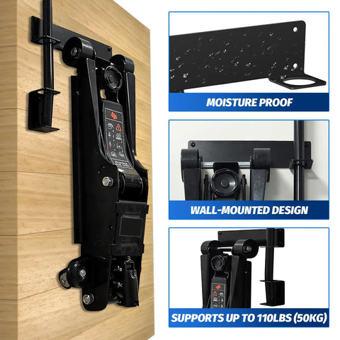 Wall Mount Jack Stand Rack Organizer For Hydraulic Floor Jacks Heavy Duty Holder And Brackets Perfect Garage Pro Must Have