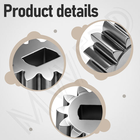Detailed view of Two Pack Pinion Gear Set 12 Tooth For Toro 22 Inch Wheel Lawn Mower Self Propelled Compatible With 10604 10605