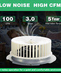 Upgraded 8832NA Blower Motor 100CFM Replacement For 8832N Series Exhaust Fans Pure Copper JA2B099N Quiet Heavy Duty