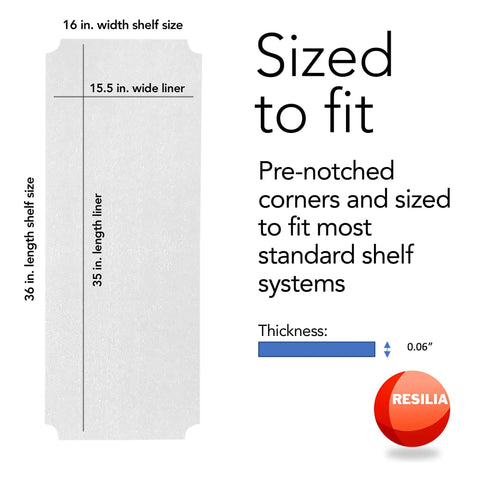 Rock-Solid Heavy-Duty Shelf Liners For Wire Rack Storage - Non Slip Clear Vinyl Mats That Keep Your Kitchen Pantry And Garage Tidy Without Any Messy Clutter Or Headaches When You Need Them Most Today