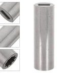 Solid Steel Lifting Coupler Shaft That Extends Lifespan Of Your Car Lift Pump And Transmission With Precise Alignment For Garage Ops And Auto Repair Shops Today, showing top and side views.