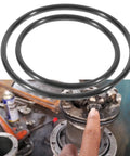 Air Motor Repair And Rebuild Kit 206728 O-rings for Fireball and Monark oil pumps replacement parts installation detail