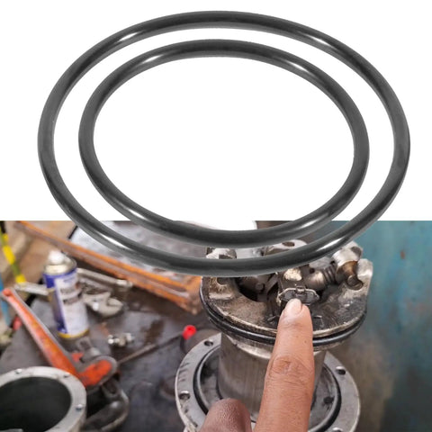 Air Motor Repair And Rebuild Kit 206728 O-rings for Fireball and Monark oil pumps replacement parts installation detail