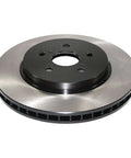Electrophoretic Front Vented Brake Rotor With Superior Corrosion Resistance And Salt Spray Protection, front view.