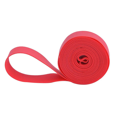 Red roll of 2 Pack Bicycle Tire Liner And Rim Tape Kit For 26 Inch Tires Inner Tube Protector Pad Puncture Guard Against Glass Thorns Nails