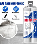 Tile Repair Kit For Porcelain And Ceramic Surfaces, Quick Fix For Scratches, Chips, Dents And Holes In Bathtubs And Shower Trays